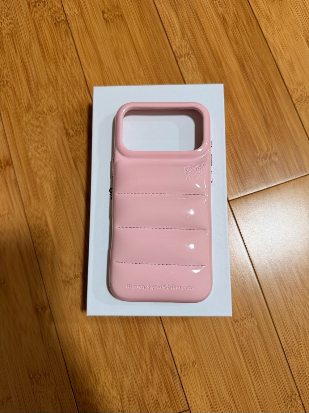 Pink Quilted Phone Case - Urban Sophistication